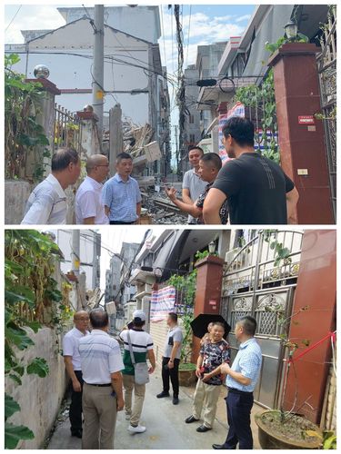 8月26日,乐清市信访局到前西门村现场调解信访件