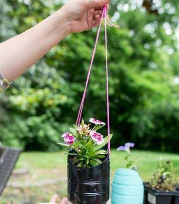 diy:完全低碳的一个绿色花盆 - 废旧物品手工制作 - 51费宝网