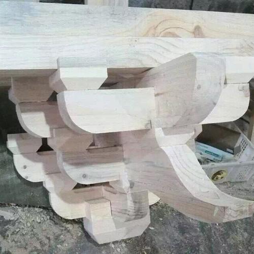 中式实木斗拱_仿古古建斗拱_腾祥古建实木斗拱厂家