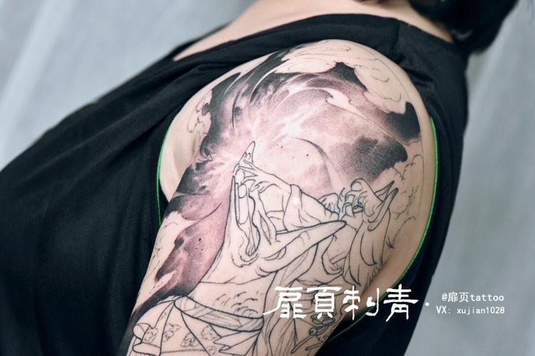 玉藻前妖狐 纹身