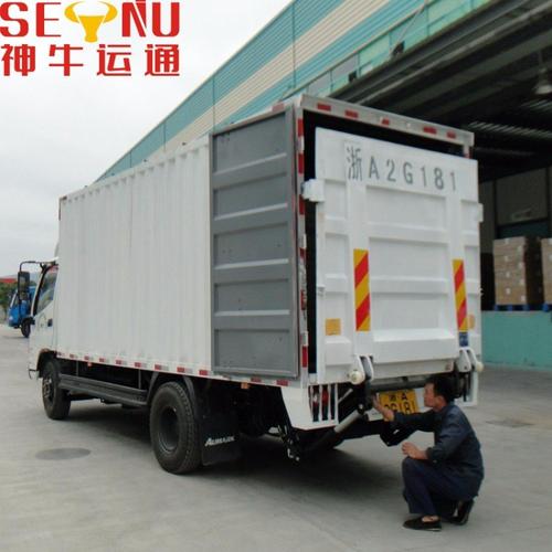 液压尾板生产厂家4米2厢式货车标准铝合金尾板