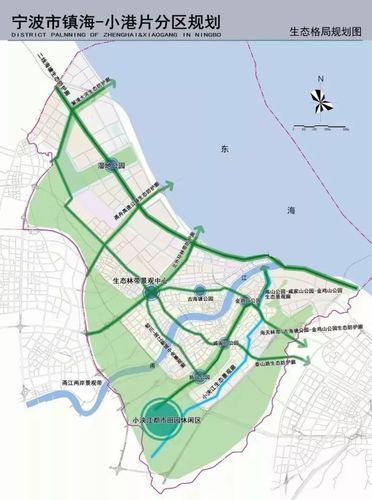 在《宁波市镇海-小港片分区规划》上,将小港定义为甬舟门户.