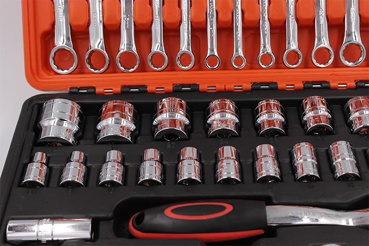 37件套汽车套筒工具组合修理工具摩托车电动车汽车套筒扳手套装