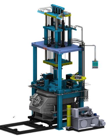 低压铸造机 铝合金低压铸造机