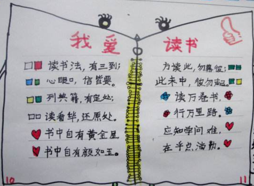 23世界读书日手抄报图片