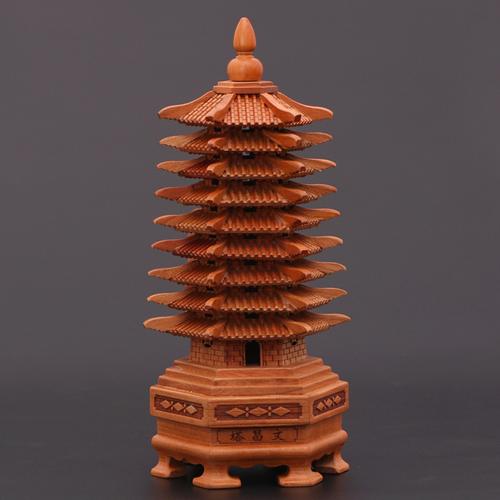 九层文昌塔13层十三层纯铜办公室书房摆件学生书桌软装饰品工艺品