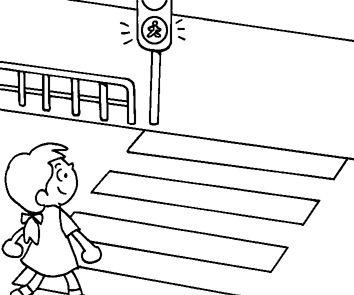 过马路,等灯等灯