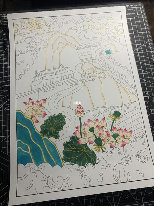 马克笔绘8k_马克笔_绘画_人文_绘画