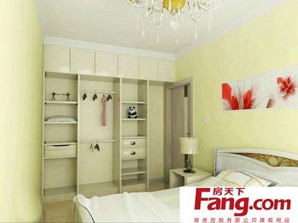 2019白色清爽卧室壁橱图片-房天下装修效果图
