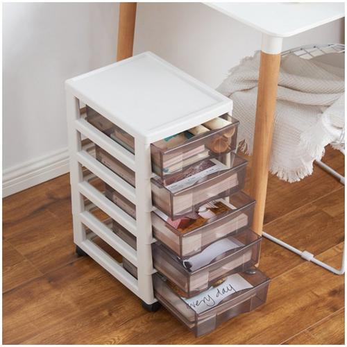 透明证件多层文件柜桌下抽屉式收纳柜储物柜