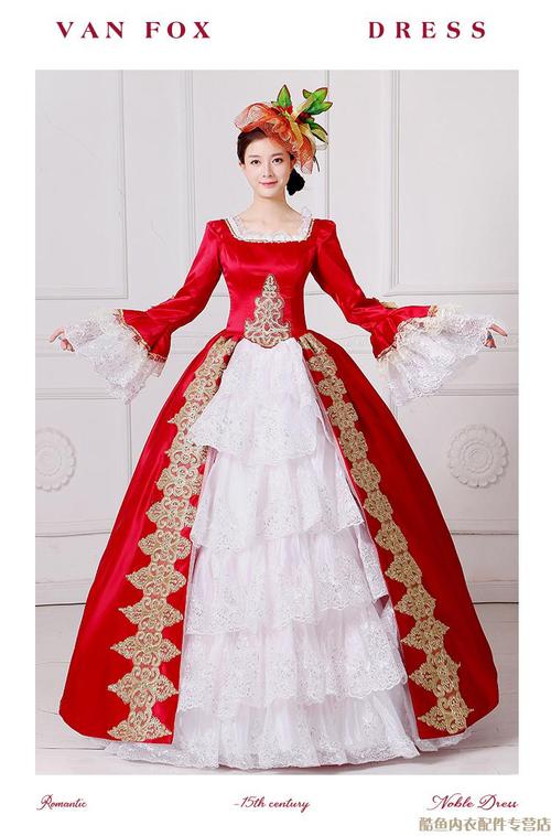 欧式宫廷礼服演出服女古典装新款公主裙模特舞台装摄影主题成人派对