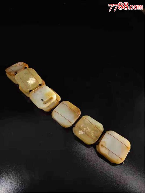 和田玉玉腰带共14块_价格3800.