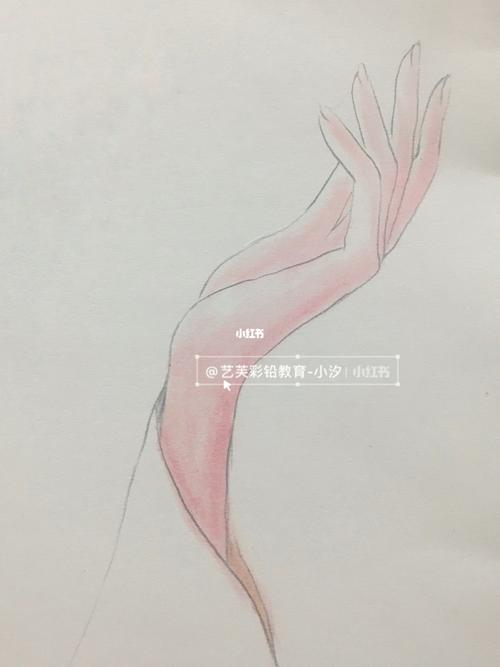 彩铅画,好看的古风手(简单六步,轻松掌握)_彩铅_古风