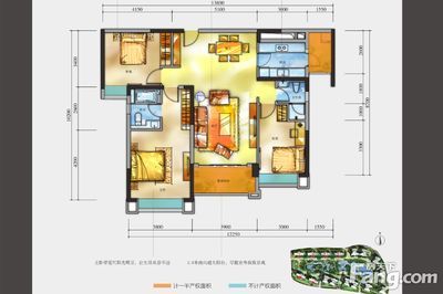 雅居乐十里花巷户型图