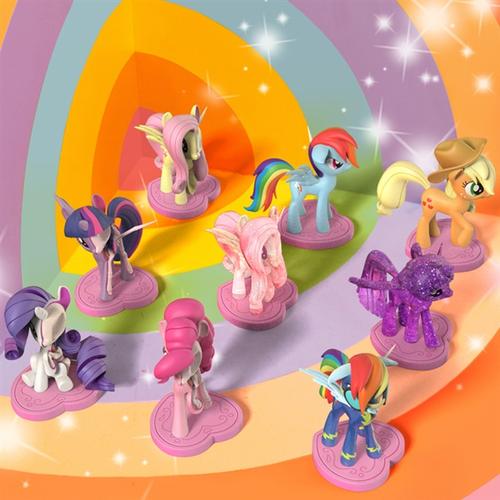 小马宝莉玩具盲盒一套全套手办女孩少女心忙玩偶潮玩