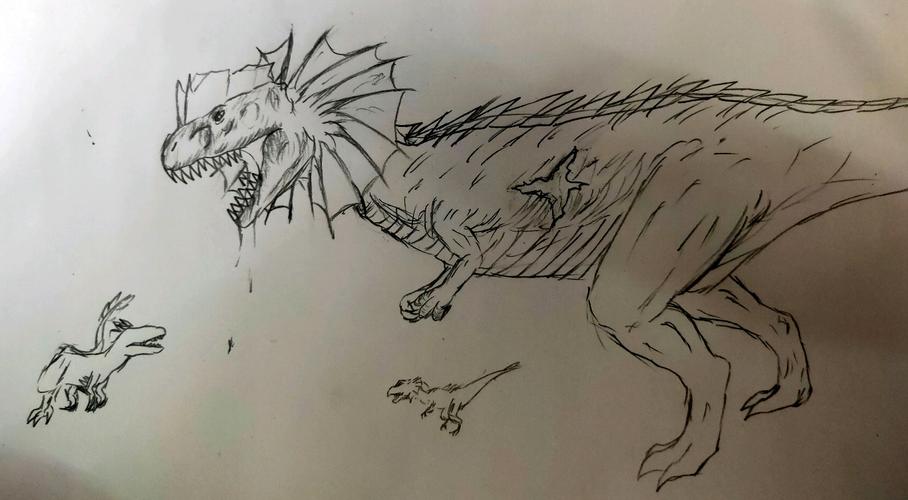 方舟生存进化巨兽生物巨型双脊龙