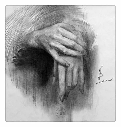 是学些画手部素描的上佳素材.