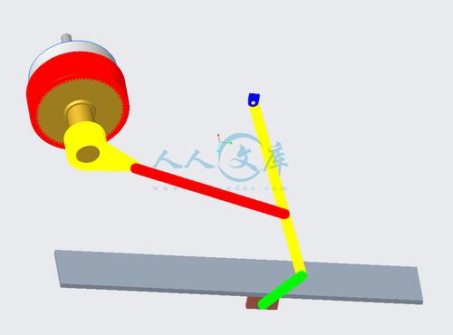 工件步进输送机设计含proe三维全套含cad图纸