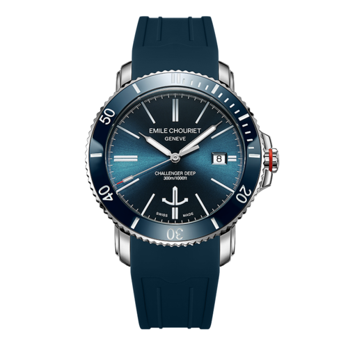 七夕送男友emilechouriet瑞士艾米龙表挑战者系列男士机械表081169g6