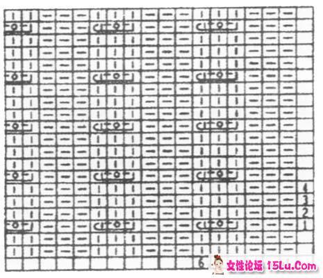 教你怎么织铜钱花|棒针编织图解