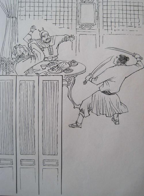 水浒故事之一《鸳鸯楼》