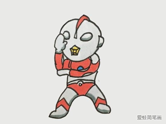 杰克奥特曼怎么画