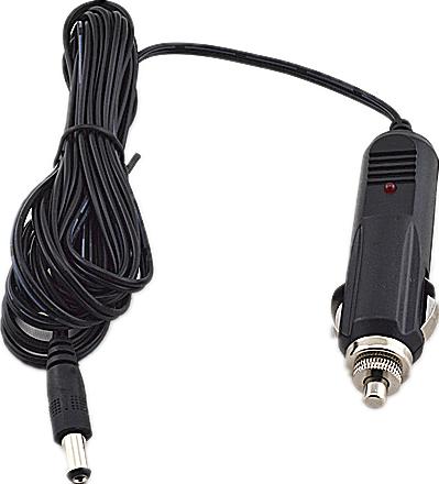 插头两侧金属片为负极,中间金属片为正极,接在其它产品的电源正负极