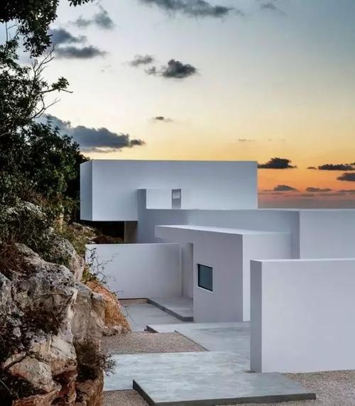 纯白极简 白色派建筑