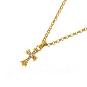 克罗心十字架钻石项链