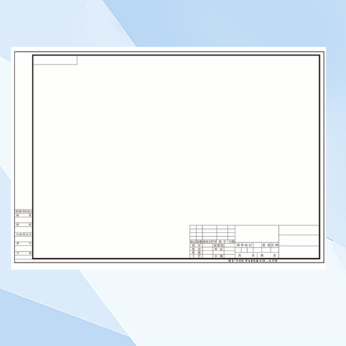 【网红款】a3绘图纸工程建设带框a4马克笔专用纸动漫手抄报纸a1a0画图