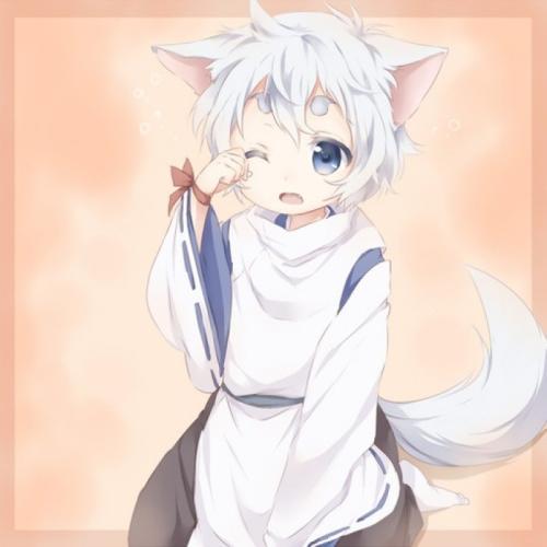 q版猫耳男头像图片