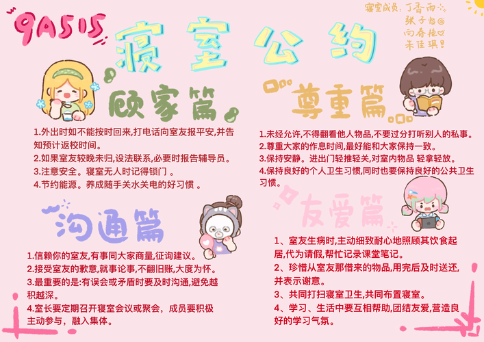 会计学院举办2021年"我们之间的约定"寝室文明公约设计大赛