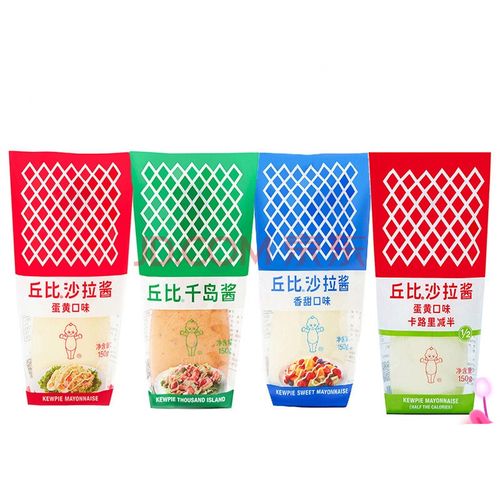 丘比沙拉酱150g香甜千岛蛋黄味蔬菜水果沙拉汉堡三明治酱挤压瓶 千岛