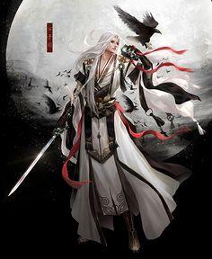 com 【天涯明月刀 】中国风画集 游戏美术素材 cg原画资源 人设 场景