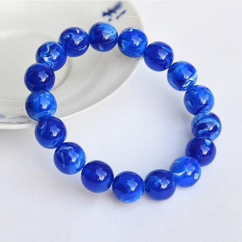 纯天然老蜜中东古董金绞蜜手链原石蓝琥珀蓝蜜蜡蓝精灵手串男女款