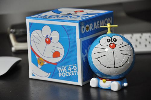 日本正版叮当哆啦a梦3d立体拼图