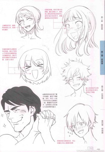 漫画教程这样画表情最传神告别千人一面的生动表情技法164p