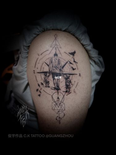 tattoo父爱如山_新刺客纹身工作室(1978创意园店)自由