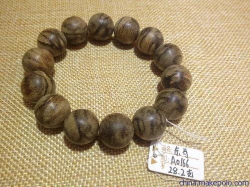 东马沉香手串 奶香味 红木实木 佛珠手链 高端精品 野生老料