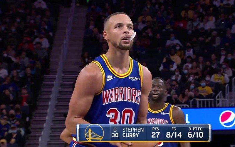 新赛季nba首个50来了库里一场比赛创多项新高