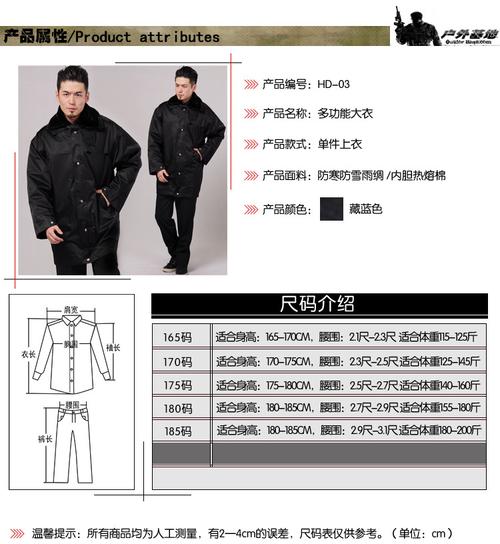 工厂批发保安大衣 男酒店小区物业执勤大衣冬季多功能防寒棉大衣