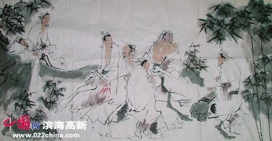 恬静安逸 清新隽美—评画家李领池的工笔人物画