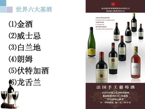 鸡尾酒基酒ppt