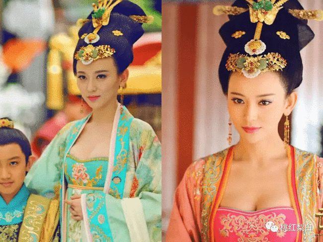 对比一下《武媚娘传奇》里,王皇后的扮演者是施诗,也演过《知否》里的