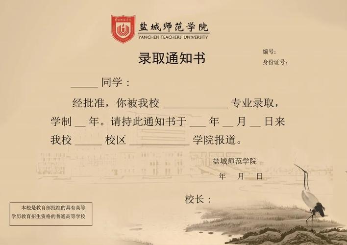 盐城师范学院2021年本科录取通知书设计大赛投票评选