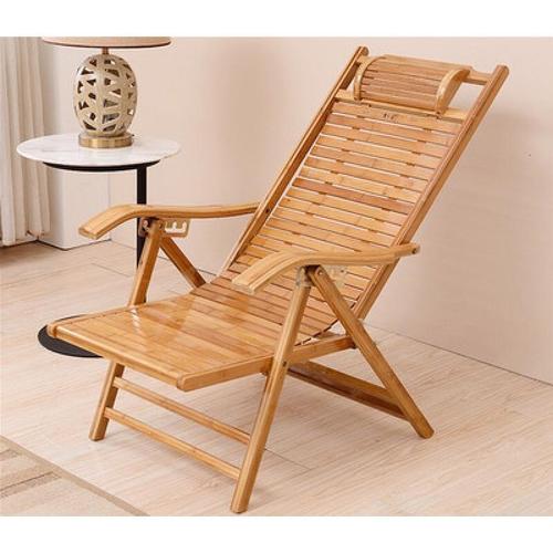 苏宁放心购竹椅躺椅竹制品靠背摇摇椅休闲懒人椅睡椅折叠办公午休竹子