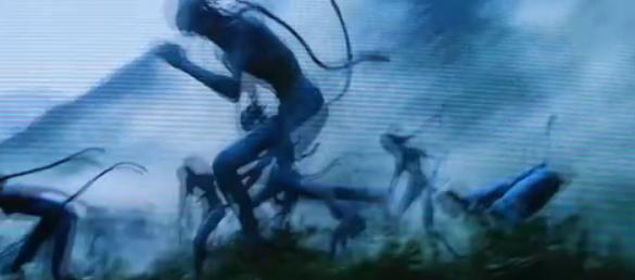 求电影 上面有人是长尾巴的 然后有直升机攻击他们? 叫什么名字