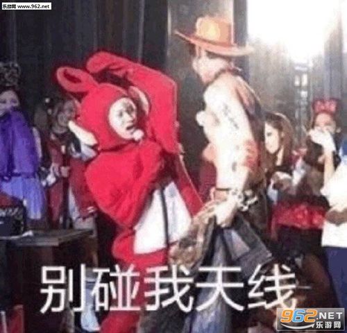 别碰我天线表情包