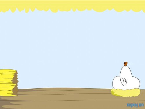 母鸡幻灯片背景图片