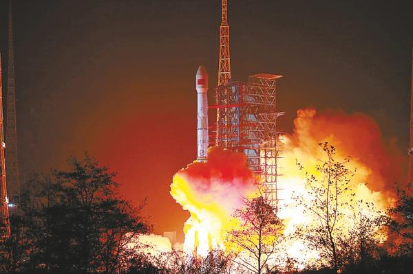 我国成功发射天通一号03星